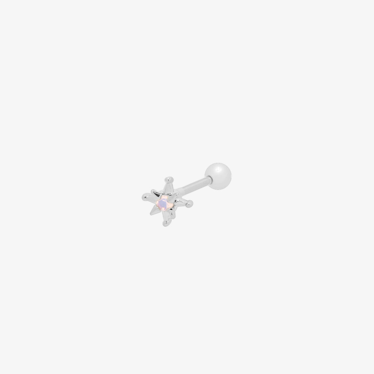 moonstone sparkle star piercing