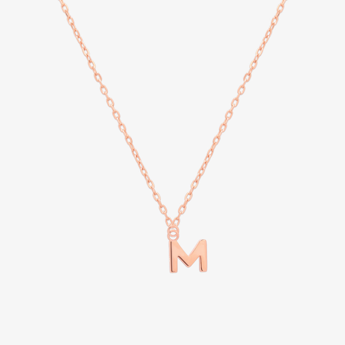 Classic Initial Pendant Necklace (50cm)