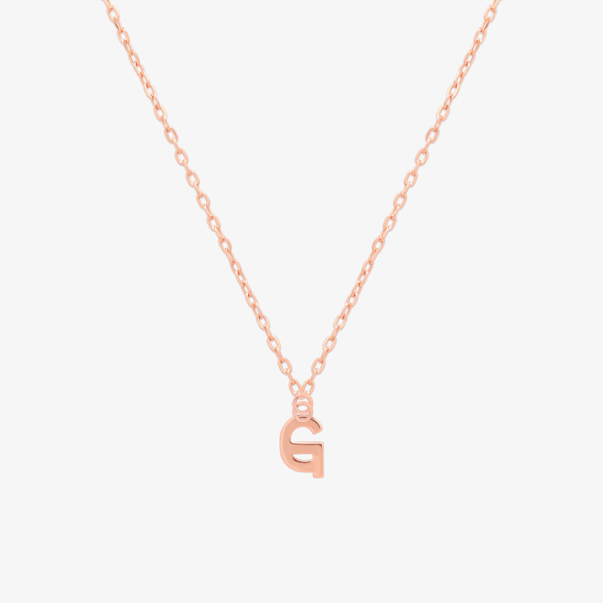 Classic Initial Pendant Necklace (50cm)