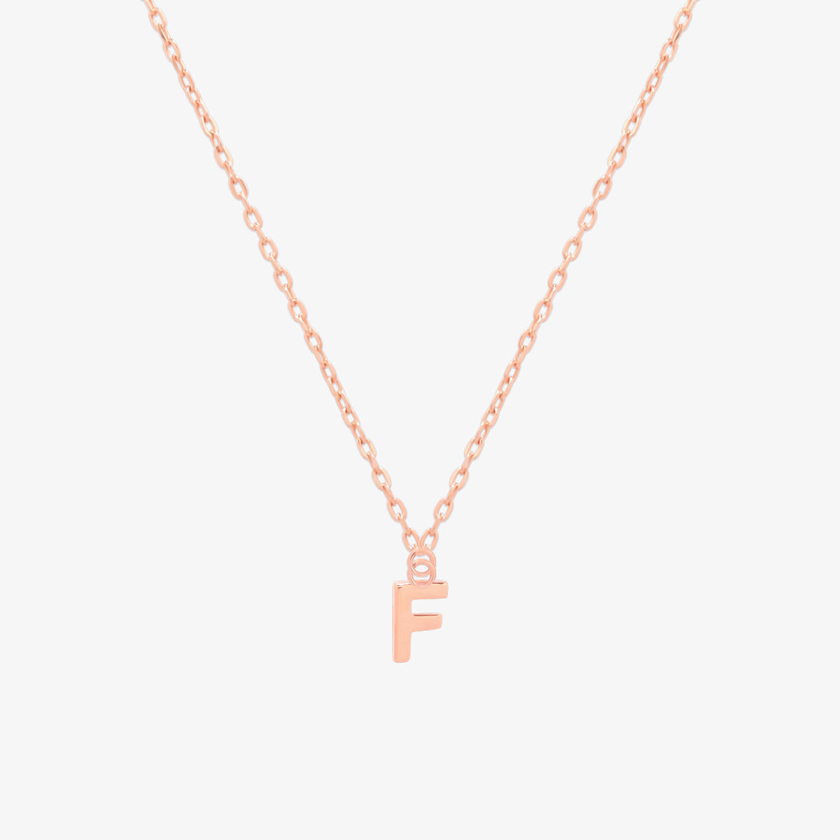 Classic Initial Pendant Necklace (50cm)