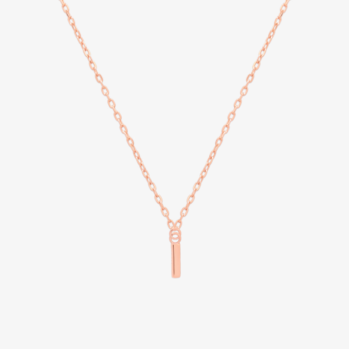 Classic Initial Pendant Necklace (50cm)