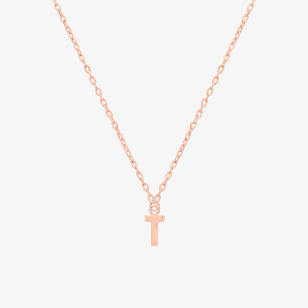 Classic Initial Pendant Necklace (50cm)
