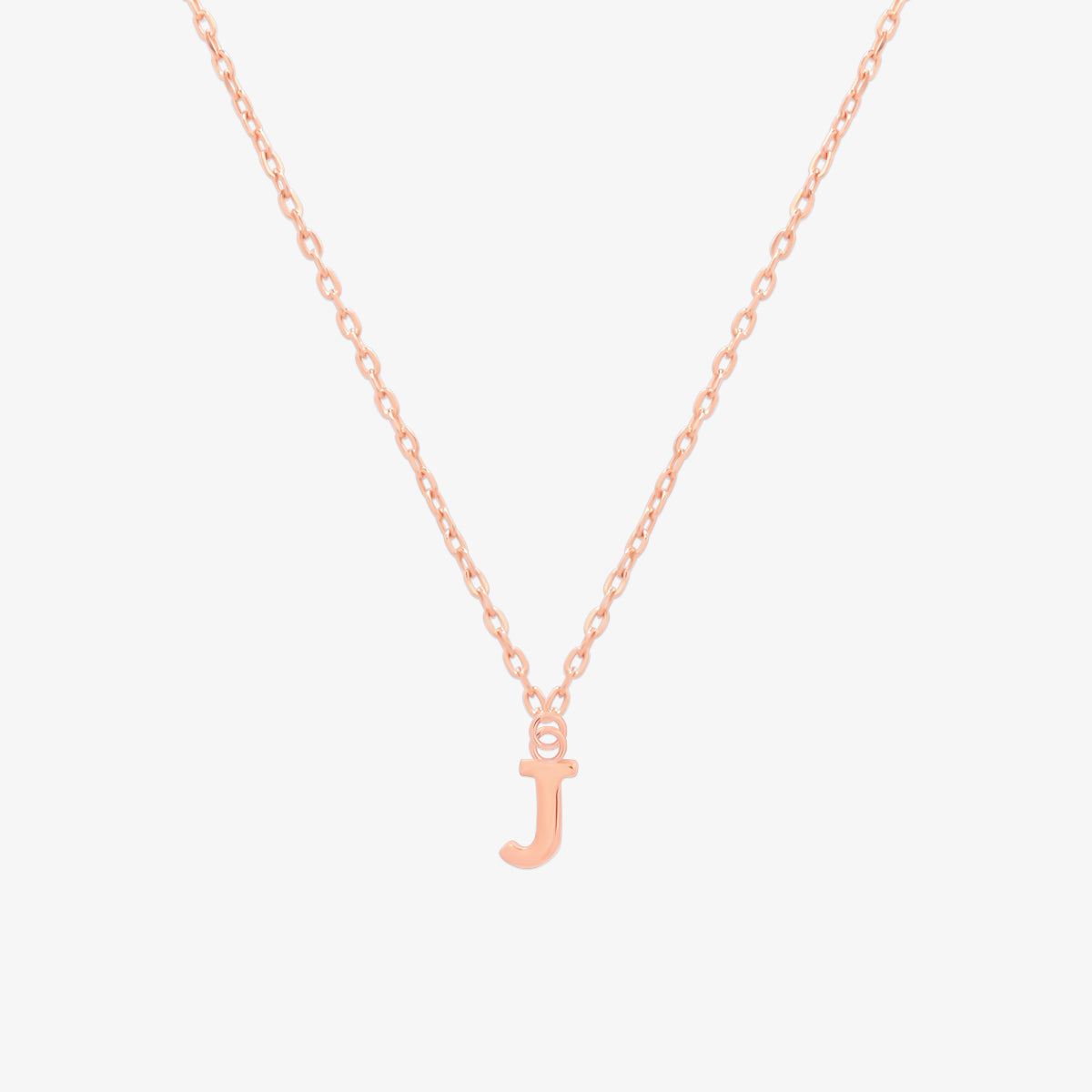 Classic Initial Pendant Necklace (50cm)