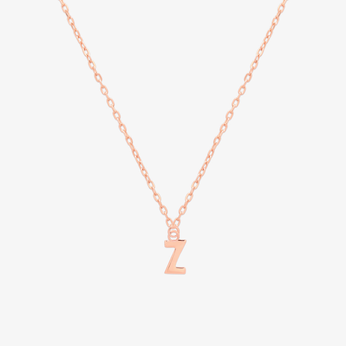 Classic Initial Pendant Necklace (50cm)