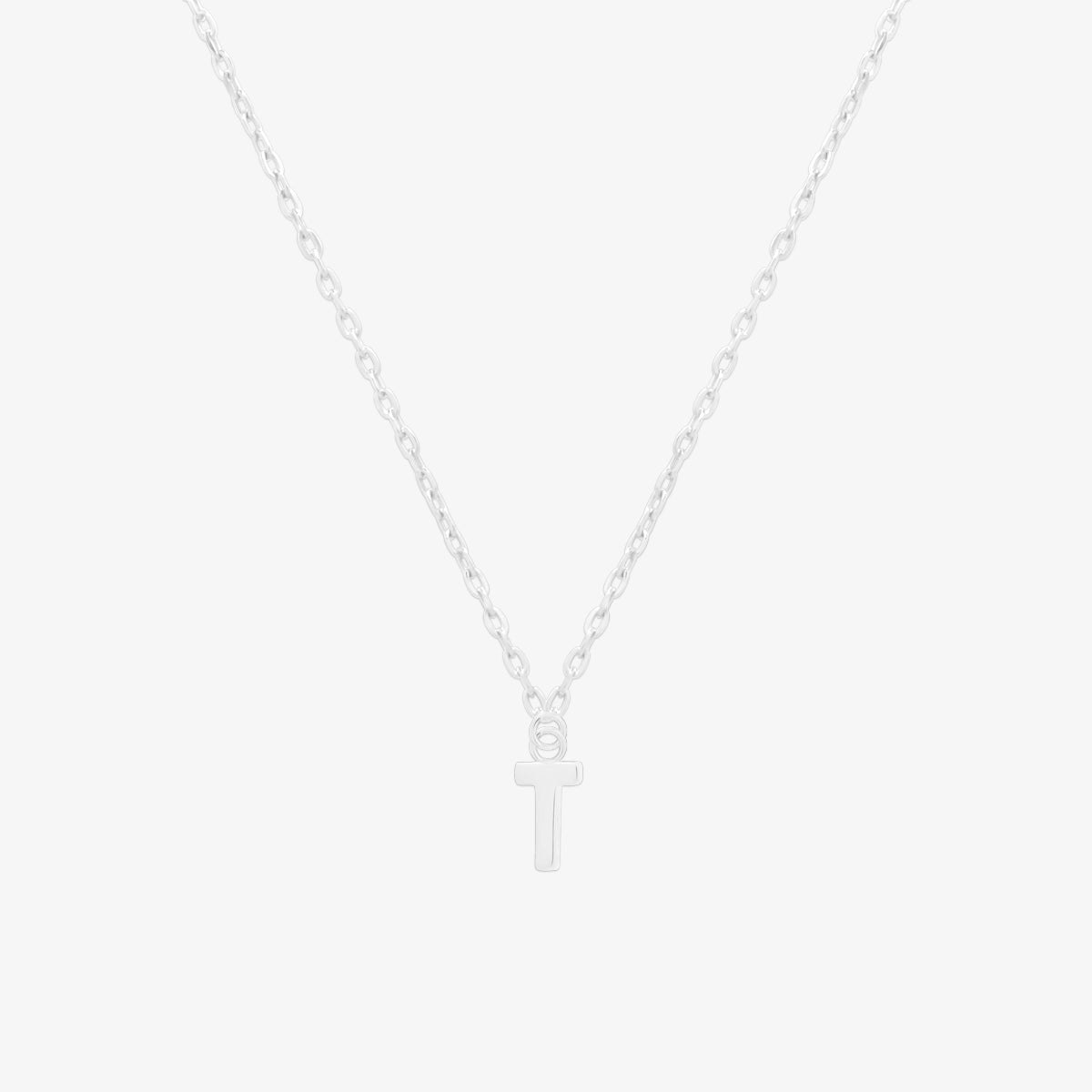 Classic Initial Pendant Necklace (50cm)