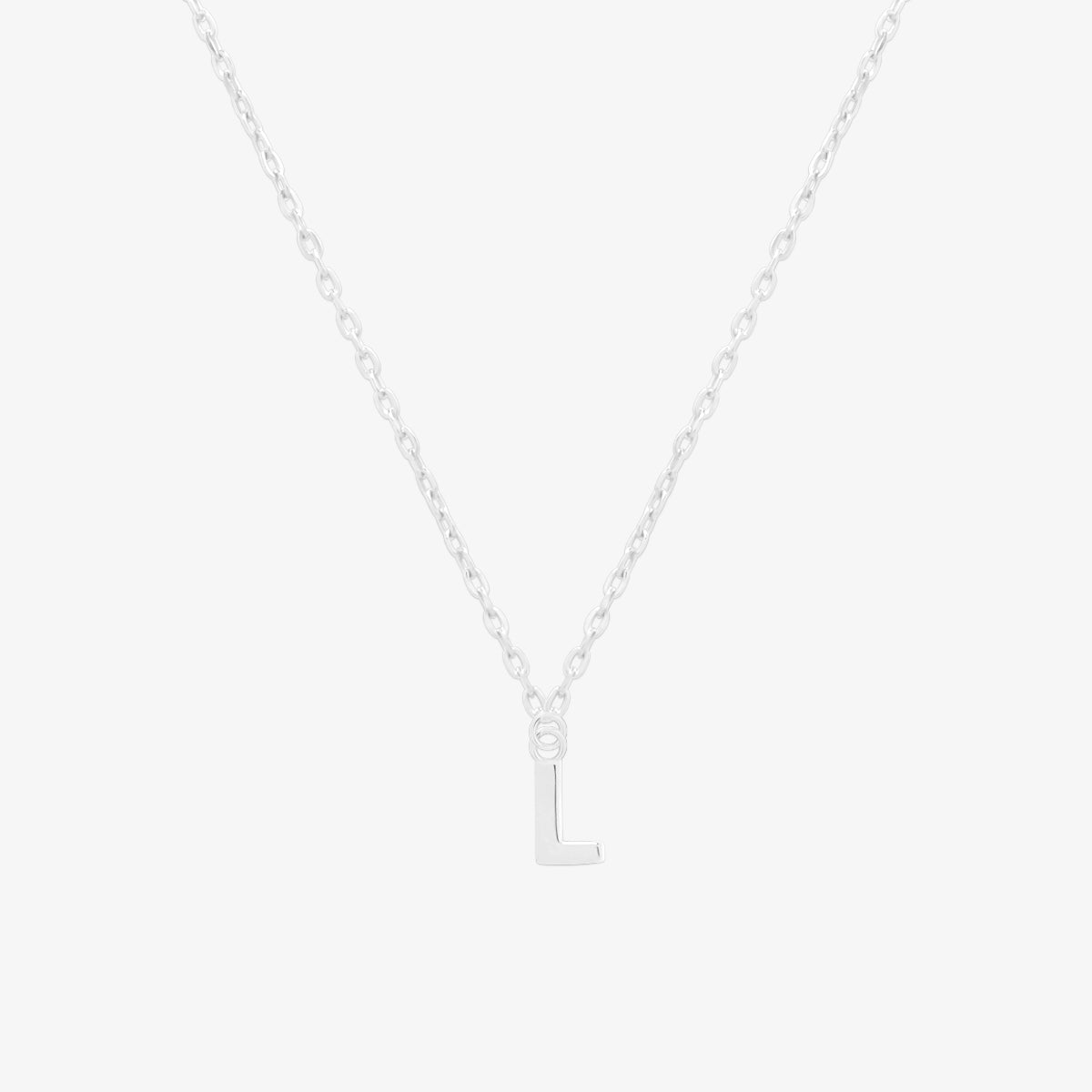 Classic Initial Pendant Necklace (50cm)