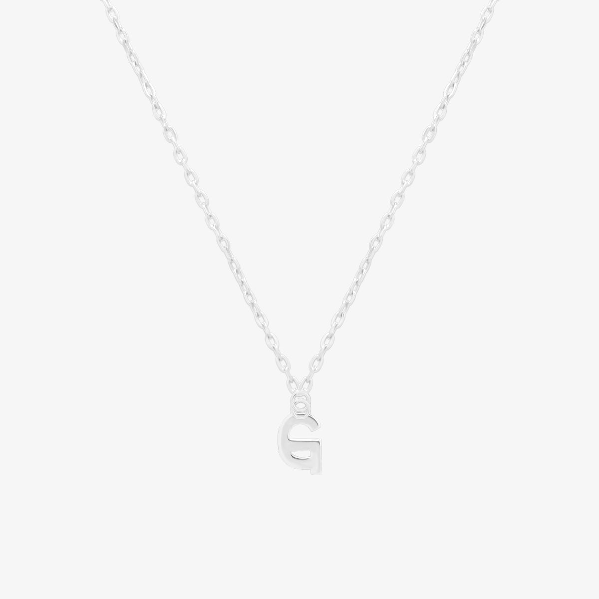 Classic Initial Pendant Necklace (50cm)
