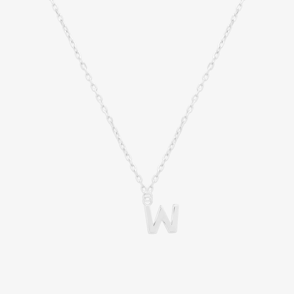 Classic Initial Pendant Necklace (50cm)