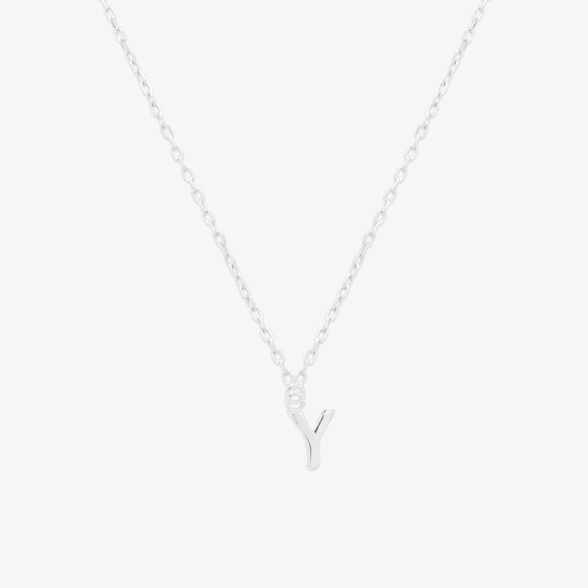 Classic Initial Pendant Necklace (50cm)