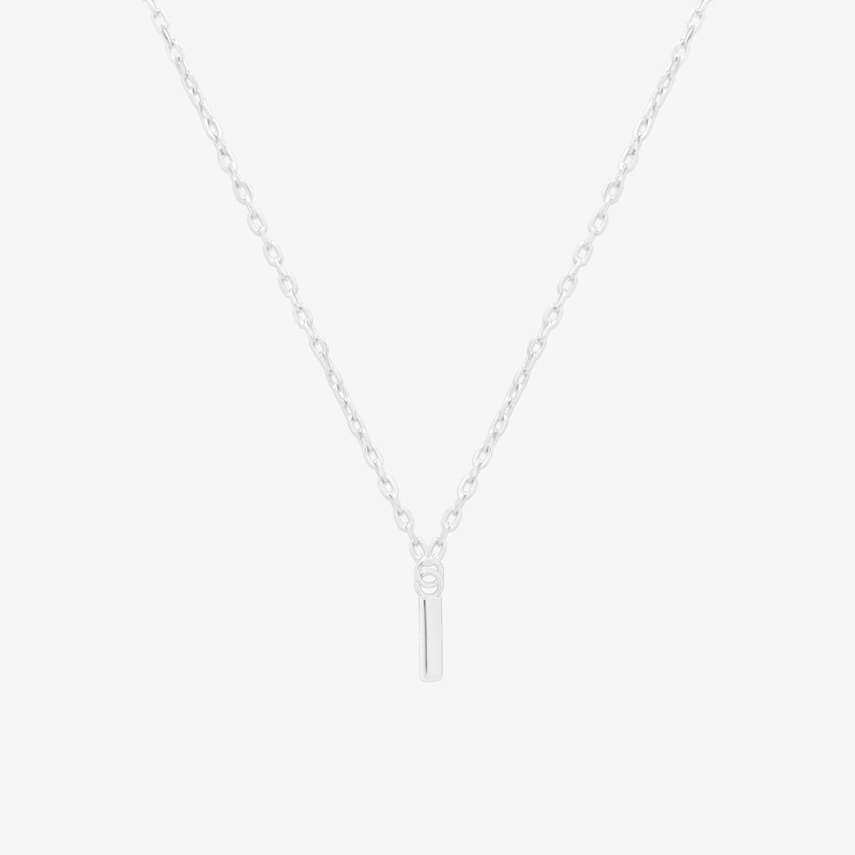Classic Initial Pendant Necklace (50cm)