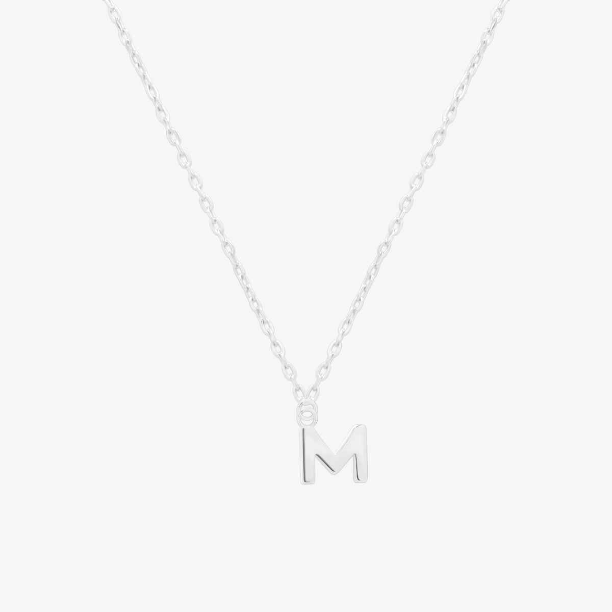 Classic Initial Pendant Necklace (50cm)