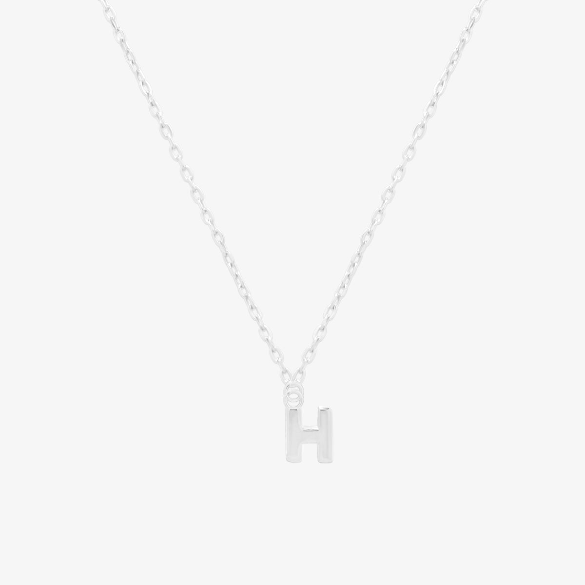Classic Initial Pendant Necklace (50cm)
